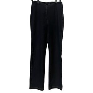 Lysse New York Baby Bootcut Denim Size Large Black High Rise EUC